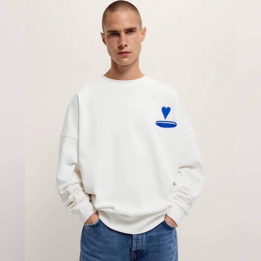 NWOT Zara Man Collection Zara X Jaime Hayon Collab Crew Neck- Men’s Medium